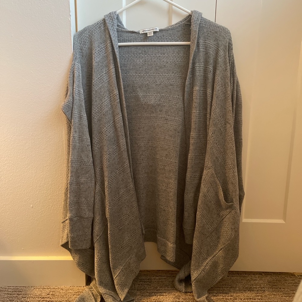 American Eagle Open Gray Small Cardigan